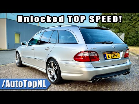 UNLOCKED the TOP SPEED of my E55 AMG - WILL IT GO 300km/h?! by AutoTopNL