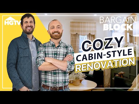 Amazing Cabin Style Remodel of DECREPIT House | Bargain Block | HGTV