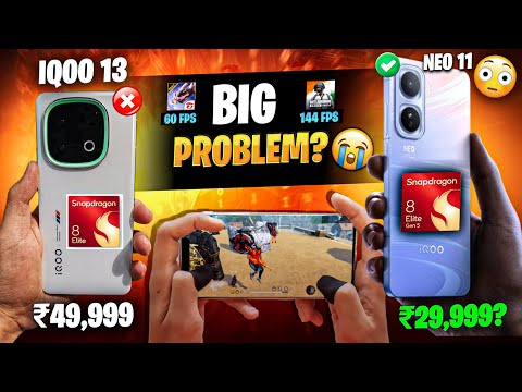 IQOO NEO 11? 🤬 Vs IQOO 13? 🙏 UNDER 50,000 BEST GAMING PHONE? 🔥 FREE FIRE AND BGMI TEST