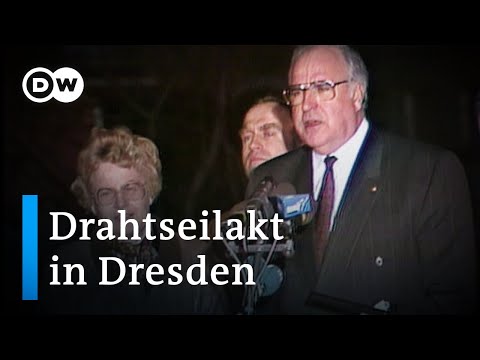 Drahtseilakt in Dresden - Helmut Kohls Rede und die Deutsche Einheit | DW Dokumentation