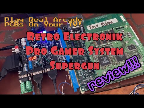 Play Arcade PCBs on your TV! | Retro Electronik Pro Gamer System Ver. 1.3 | Arcade Supergun Review