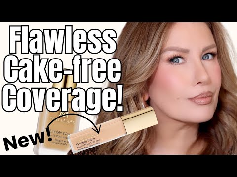 How To Apply Estée Lauder Double Wear Foundation and NEW CONCEALER Without Looking Cakey!