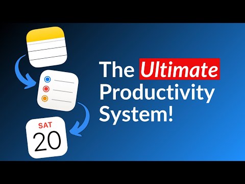 The Ultimate Apple Productivity Guide: Master Notes, Reminders, and Calendar!
