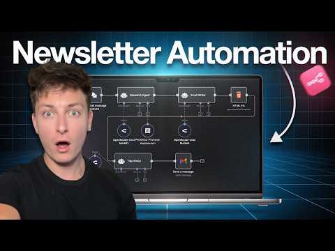 Automate Email Newsletters with this n8n AI Agent (no-code)