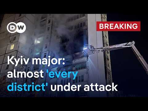 Russia launches massive overnight attack on Ukraine's capital Kyiv | DW News