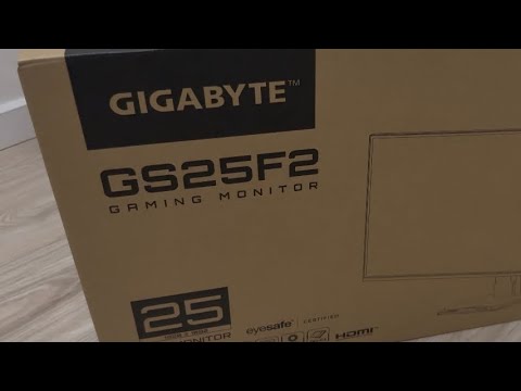 Unboxing GIGABYTE GS25F2 Gaming Monitor - Best sub $150 Monitor in 2025