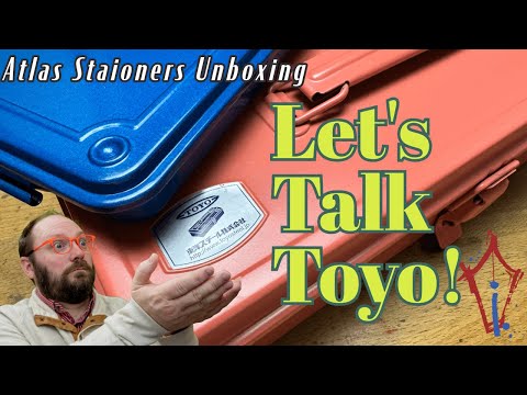 Let's Unbox Some Toyo Steel Boxes and an Interesting Dip Pen from Midori!