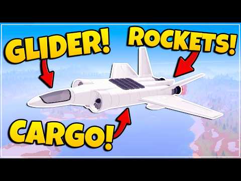 I Built An ELECTRIC ROCKET CARGO PLANE In Aviassembly!
