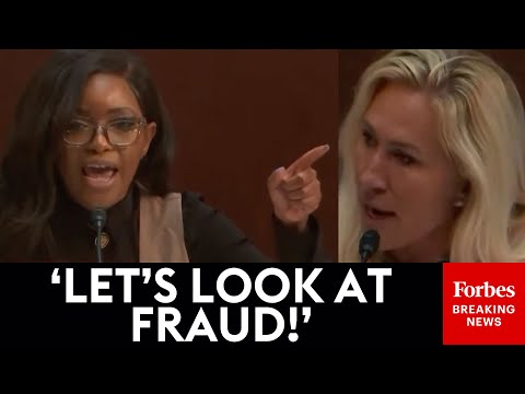 JUST IN: Hearing Grinds To Halt When Crockett Hints Marjorie Taylor Greene Committed Insider Trading