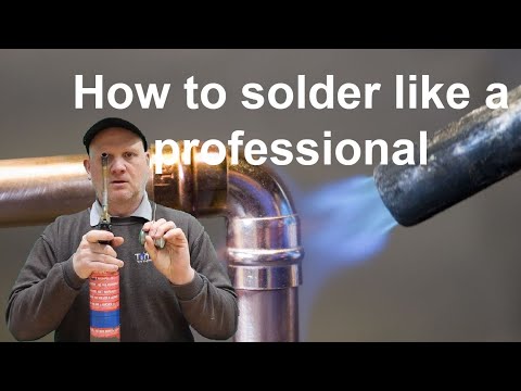 How to solder like a pro, Tutorial for trainee plumbers or gas engineers on soldering correctly.