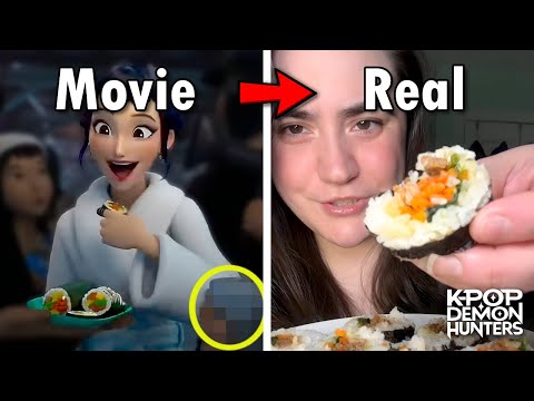 10 SECRET FOODS KPop Demon Hunters HID From You!