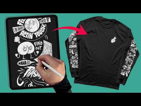 From Sketch to Shirt: My T-Shirt Design Process
