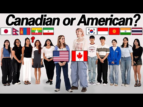 USA vs Canada l Can 10 Asians Distinguish Canadian and American Accent? l How different Are They?