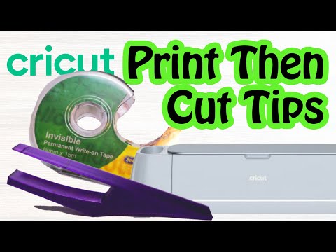 Print Then Cut Tips - Hacks to Cricut Cut Perfection