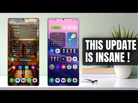 THIS NEW UPDATE has added some INSANE NEW FEATURES on Galaxy Phones ! New HOME UP Features