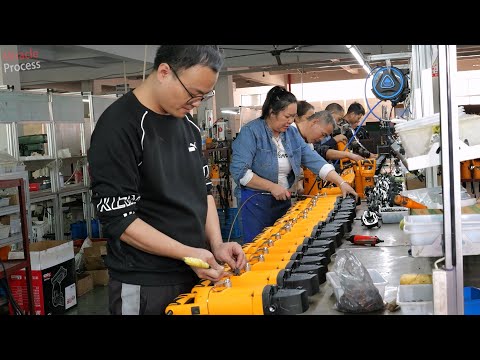 Inside a China's Factory The Complete Workflow of Mass Producing High Efficiency Concrete Wall Cutte