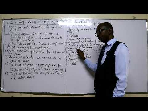 AAA { ISA 700 AUDITORS REPORT }
