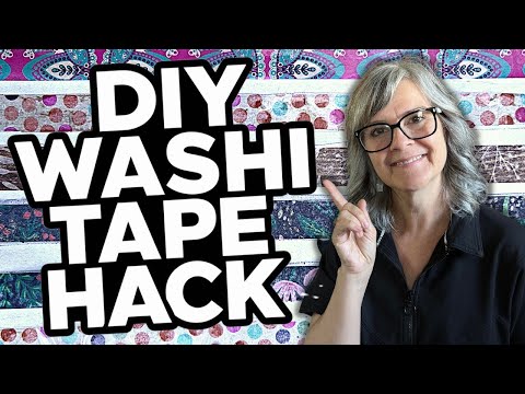 Make Your Own Washi Tape / DIY Hack For Crafters!