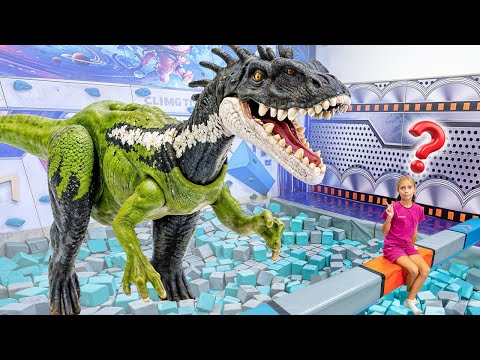 जिंदा डायनासोर और बच्चों की मस्ती! 🦖🎉 | Vania Mania Kids