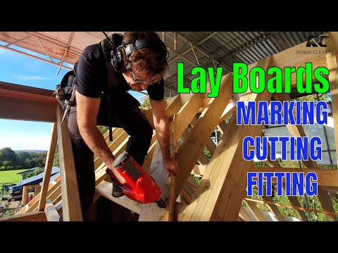 Valley Lay boards Marking the angles, cutting and fitting explained