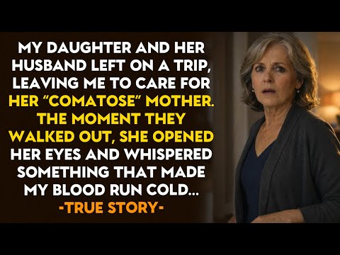 HER STORY👵💔They Left Me With Her “Comatose” Mother — The Moment They Walked Out, She Opened Her Eyes