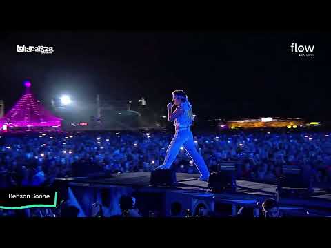 Benson Boone performing Sorry I'm Here For Someone Else at Lollapalooza Argentina 2025!🇦🇷