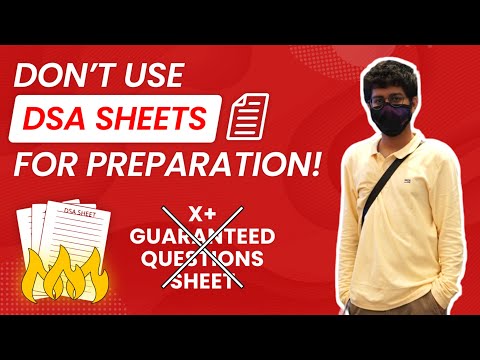 Don't Use DSA Questions Sheets for Interview Preparation!
