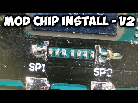How to install a V2 Mod chip - up close