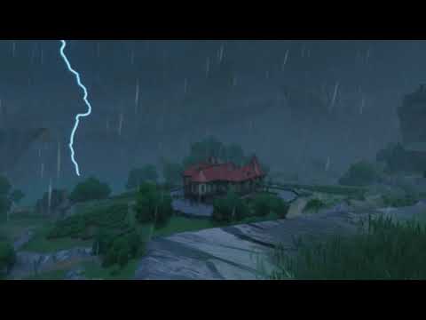 Dawn Winery Theme + Soft Rain (1 hour)