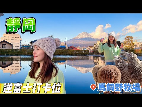 【日本靜岡】 遺產中心🗻影到逆富士？｜馬飼野牧場🐑｜交通🚎懶人包｜靜岡人氣🥇茶漬飯｜富士山📸行程｜#日本 #靜岡 #富士山