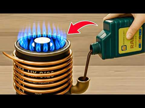 The Ultimate 3-in-1 Waste Oil Stove! Cooks Food, Heats Home & Makes FREE Hot Water