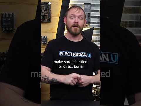 Can you bury smurf tube in concrete?