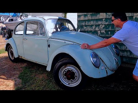 FIRST START In Years | 1965 VW Beetle - Will It Run? CT Garage Find.
