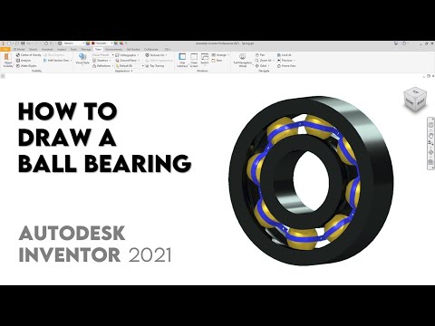 Ball Bearing | Autodesk Inventor 2021 | Intermediate Tutorial