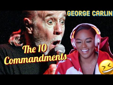 I don't judge.. 🤷🏽‍♀️ George Carlin - The 10 Commandments {Reaction} | ImStillAsia