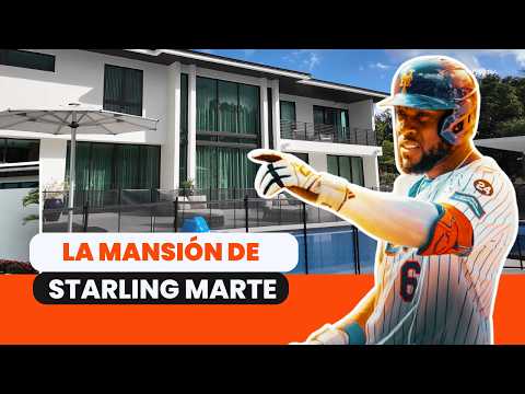 Pelotero Starling Marte muestra su nueva MANSIÓN en Miami 🤩