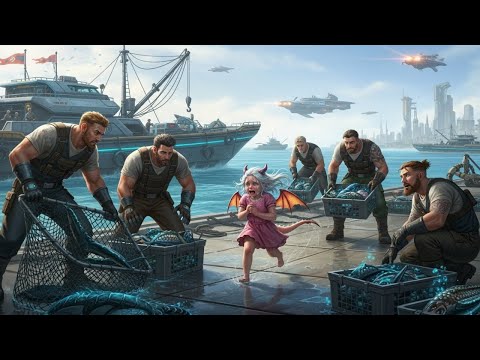 She Ran To The Human Fishermen: “Aliens Hit My Mama Dragon!” — What They Did Next Shocked All SCi-Fi