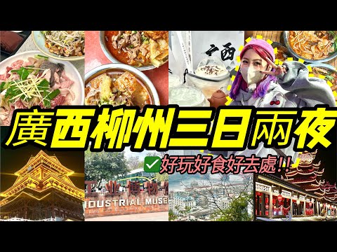 暴走廣西柳州三日兩夜！純玩純吃旅遊攻略！旅遊VLOG！