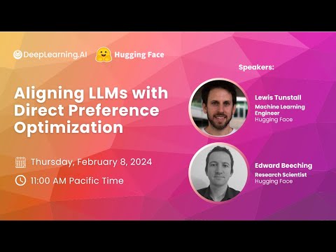 Aligning LLMs with Direct Preference Optimization