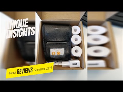 Important details about the GOOJPRT 58mm Thermal Printer