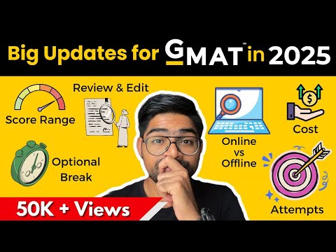 All about GMAT 2025 Explained in 8 minutes | Changes and Updates for GMAT in 2025 | Pratik Joshi