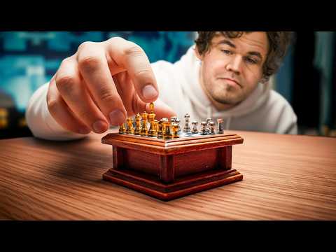 Magnus Carlsen Plays On The World's Smallest Chessboard