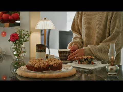 Daily Life in August | Harvest Wild Berries for Winter | Blueberry Cake | Yoghurt Raspberry | Vlog🌼💕