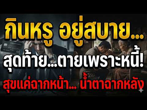 กินหรู อยู่สบาย... สุดท้ายตายเพราะหนี้! (เตือนสติคนหลงวัตถุ)