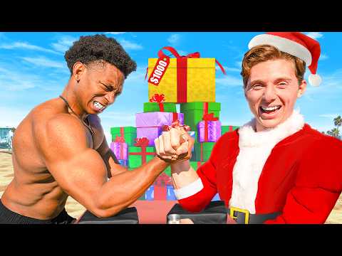 Beat Santa at Arm Wrestling, Win $1,000 Gift