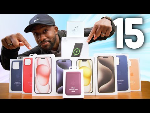 NEW Massive iPhone 15 & 15 Pro Unboxing!