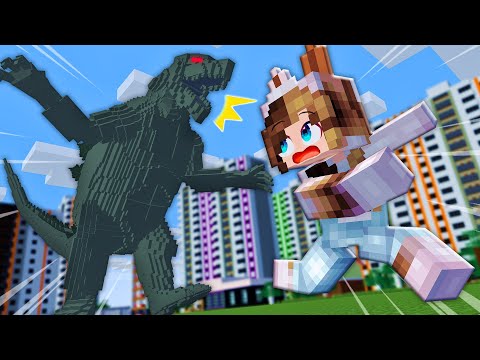 ГИГАНТСКАЯ ГОДЗИЛЛА против ЖИТЕЛЕЙ в MINECRAFT