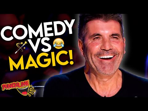 COMEDIANS Vs MAGICIANS! Whos Funnier?! BGT Auditions