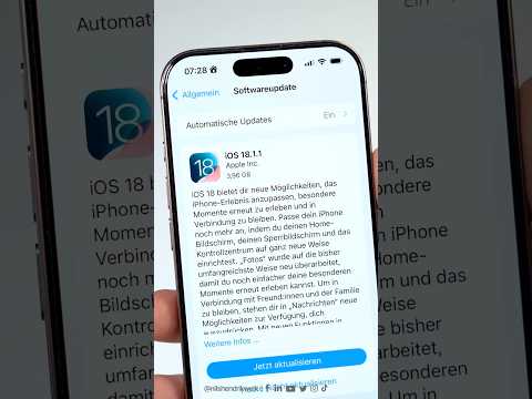 iOS 18.1.1 Update ist da - WICHTIGE Sicherheitspatches 🔒❗️