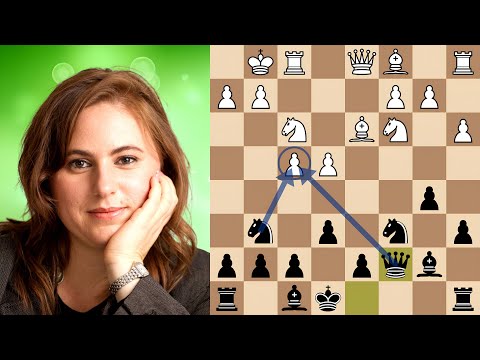 Judit Polgar's CLOSE CALL in the Sicilian Taimanov
